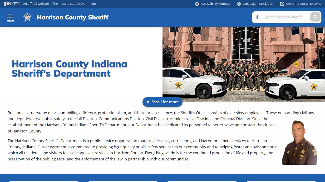 Harrison County Indiana Sheriff's Department - IN.gov